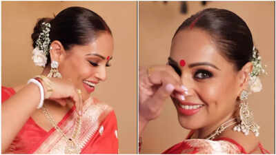 Bipasha Basu joins “Bipasha Bipasha” development, shares superb reel in gorgeous saree – watch video | Hindi Film Information