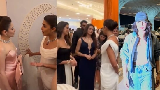 Priyanka Chopra praises Tamannaah, chats with Samantha Ruth Prabhu, Keerthy Suresh; flies out of India after brief journey